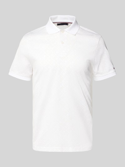 Tommy Hilfiger Regular Fit Poloshirt aus reiner Baumwolle Ecru 2