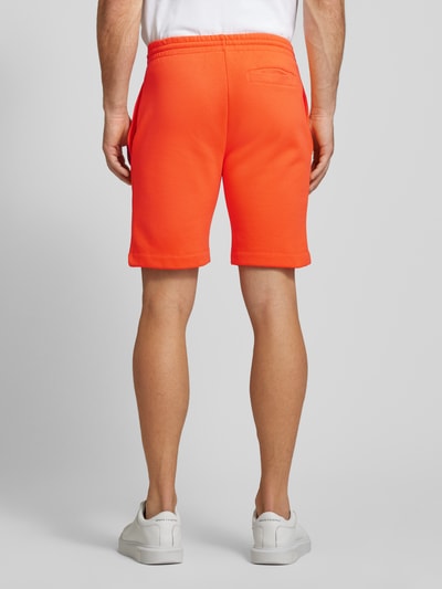 Lacoste Sweatshorts met elastische band Oranje - 5