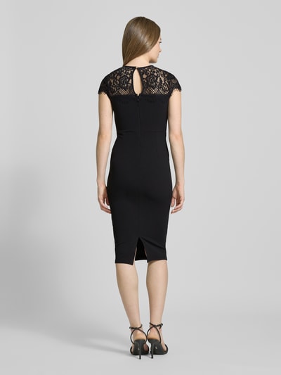 Lipsy Cocktailjurk met ronde hals Zwart - 5