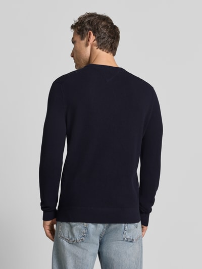 Tommy Hilfiger Regular Fit Pullover aus reiner Baumwolle Marine 5