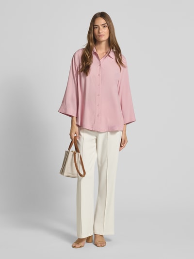 Christian Berg Woman Regular Fit Bluse aus Viskose mit 3/4-Arm Altrosa 1