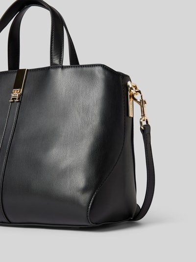 Tommy Hilfiger Handtas met labelapplicatie, model 'HERITAGE' Zwart - 3