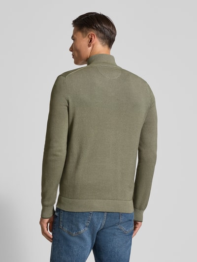 Lerros Kurtka z dzianiny ze stójką Oliwkowy 5