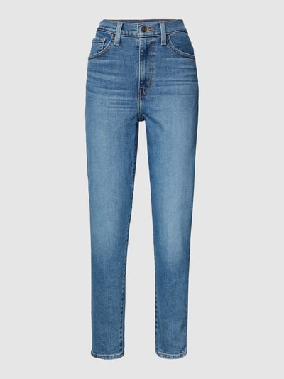 Levi's® High waist jeans met mom fit Jeansblauw - 2