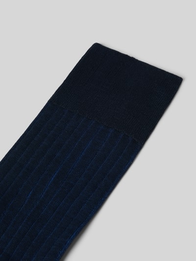 FALKE Sokken van puur katoen, model 'Shadow' Blauw - 2