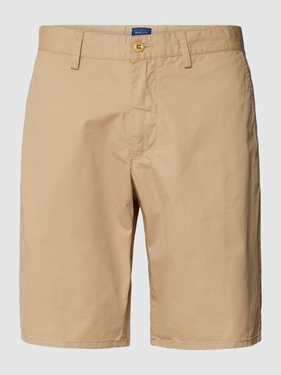 Gant Relaxed Fit Chino-Shorts mit Eingrifftaschen Modell 'SUMMER' Beige 2