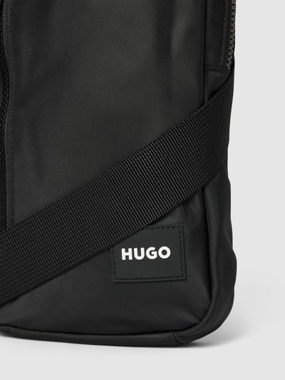 HUGO CLASSIFICATION Crossbodytas met labelpatch, model 'Ethon' Zwart - 3