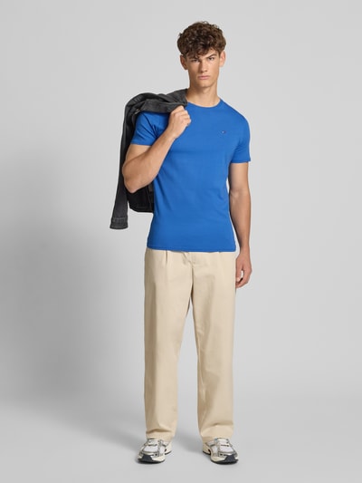 Tommy Jeans Regular Fit T-Shirt aus reiner Baumwolle Royal 1