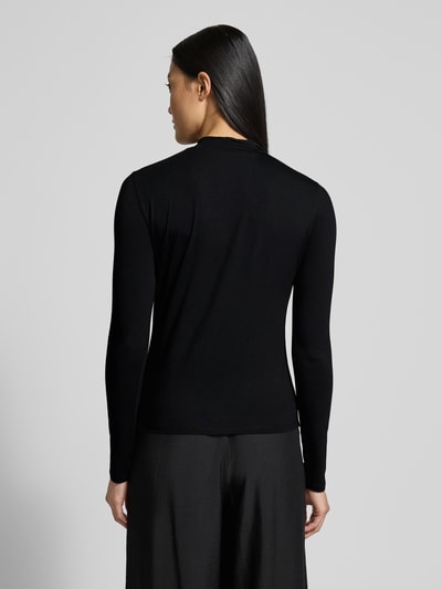 GUIDO MARIA KRETSCHMER WOMAN Shirt met lange mouwen met opstaande kraag model 'Jules' Zwart - 5