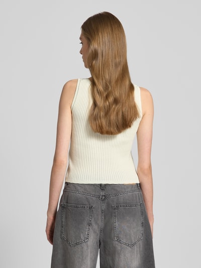 Review Tanktop mit Square-Neck-Ausschnitt Offwhite 5