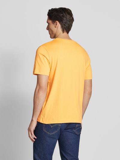 Tom Tailor Regular fit T-shirt van puur katoen Abrikoos - 5