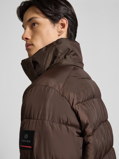 FIRE + ICE Steppjacke mit Reißverschlusstaschen Modell 'LUKA2' Dunkelbraun 3