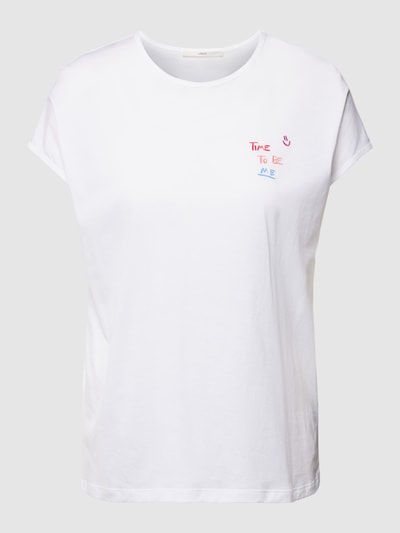 Lanius T-shirt met ronde hals Wit - 2