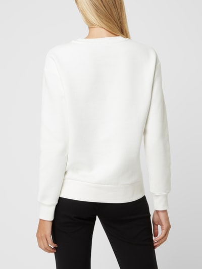 MaxMara Leisure Sweatshirt mit Rundhalsausschnitt Modell 'Epoca' Offwhite 5