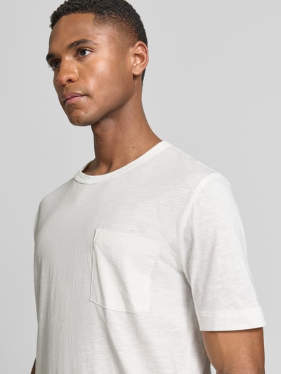 Marc O'Polo t-shirt o kroju regular fit z czystej bawełny Złamany biały 3