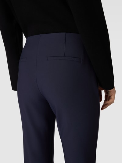 Betty Barclay Stoffen broek met siernaden Marineblauw - 3