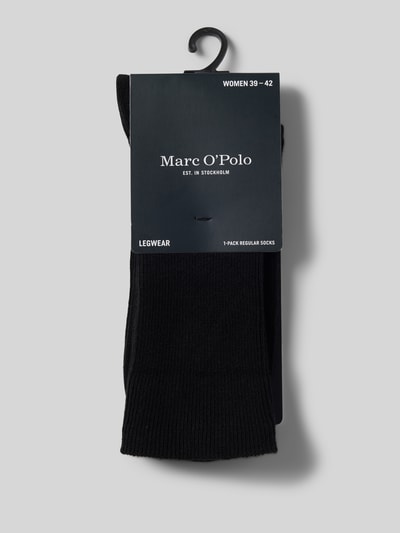 Marc O'Polo Ripp-Socken aus Bio-Baumwoll-Mix Anthrazit Melange 3