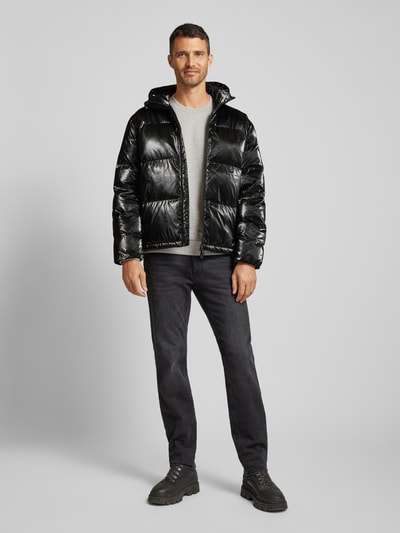 EA7 Emporio Armani Gewatteerd jack met tweewegritssluiting Zwart - 1