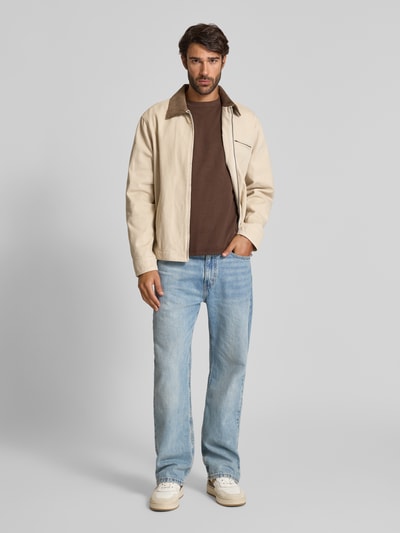 MCNEAL Hemdjacke mit Reißverschluss Sand 1