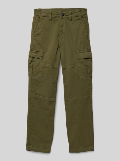 Name It Regular Fit Cargohose mit Label-Detail Modell 'RYAN' Oliv 1