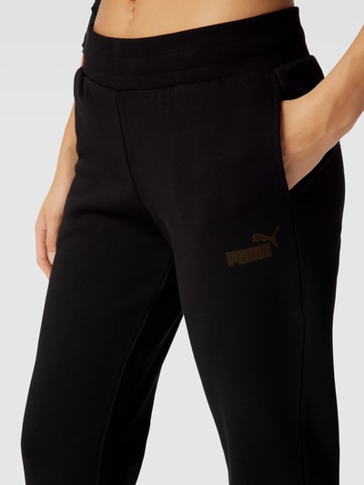 Puma Sweatpants mit Label-Print Black 3