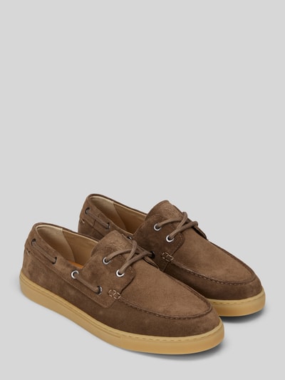 Marc O'Polo Loafer aus Verloursleder Modell 'KAIRO' Taupe 2
