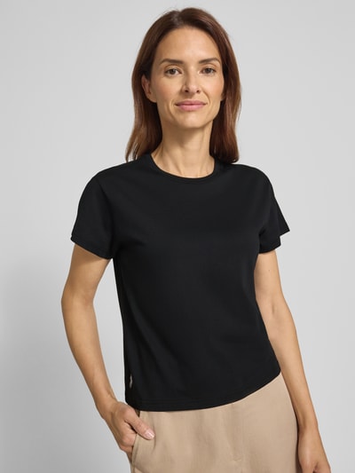 Polo Ralph Lauren T-shirt met logostitching en ronde hals Zwart - 3