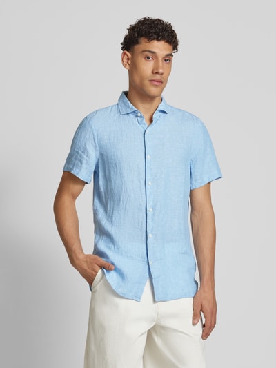 Superdry Regular Fit Freizeithemd aus reinem Leinen Sky 4