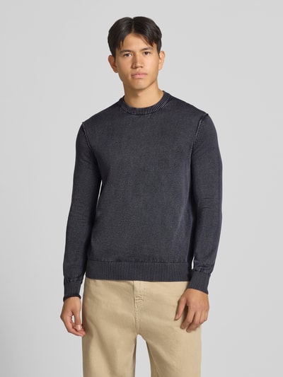 ONLY & SONS Regular Fit Pullover aus reiner Baumwolle Modell 'GARSON' Marine 4
