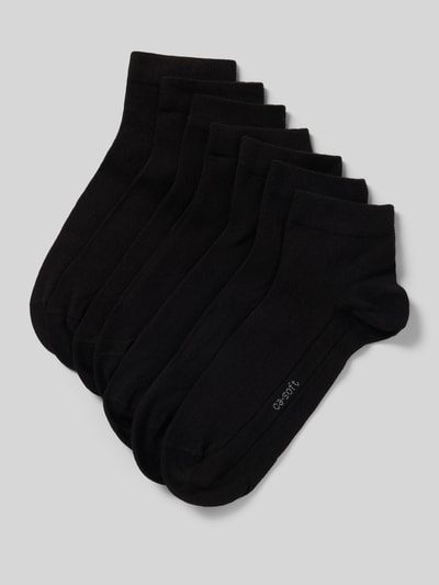 camano Socken mit Label-Print im 7er-Pack Black 1