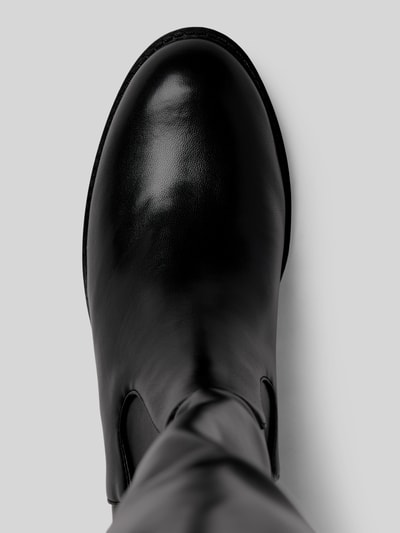 Steve Madden Overknees met logo-applicatie, model 'Cursion' Zwart - 3