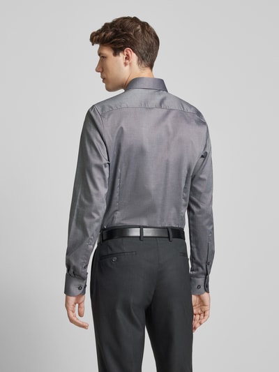 OLYMP Level Five Slim Fit Business-Hemd mit Knopfleiste Anthrazit 5