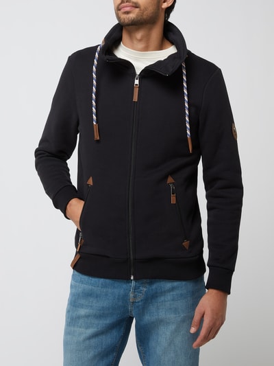 RAGMAN Sweatjacke mit Stehkragen Black 4