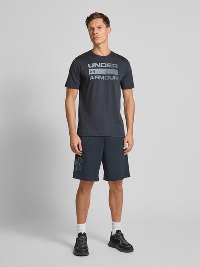 Under Armour Sweatshorts met elastische band Zwart - 1