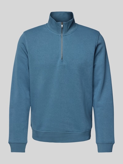 Jack & Jones Sweatshirt mit Troyer-Kragen Modell 'BRADLEY' Ocean 2