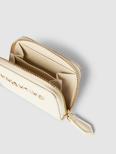 Valentino Bags Portemonnee met labeldetail, model 'DIVINA' Beige - 3