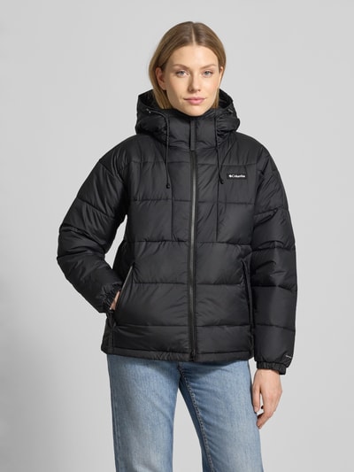 COLUMBIA Kurtka pikowana z naszywką z logo model ‘Pike Lake’ Czarny 4