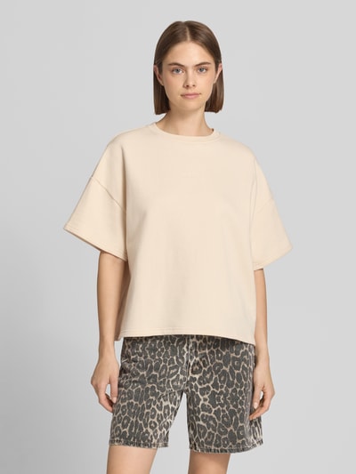 OH APRIL sweatshirt met 1/2-mouwen model 'Karo' Beige - 4