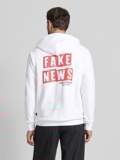 CARLO COLUCCI Hoodie mit Kapuze Weiss 5