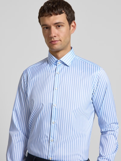 Jake*s Regular Fit Business-Hemd mit Kentkragen Bleu 3