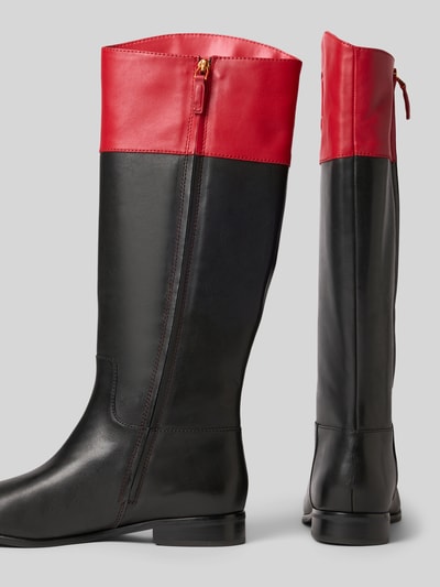 Lauren Ralph Lauren Kozaki ze skóry naturalnej model ‘Justine’ Czarny 2