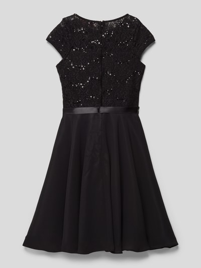 G.O.L. Kleid mit Spitzenbesatz Black 3