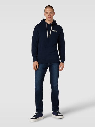 Tom Tailor Hoodie mit Label-Detail Marine 1