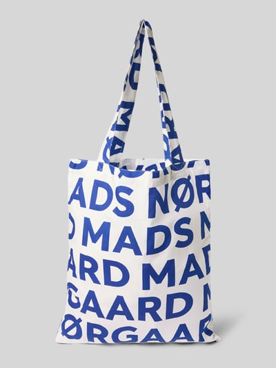 MADS NØRGAARD Shopper mit offenem Hauptfach und Tragegriffen Blau 2