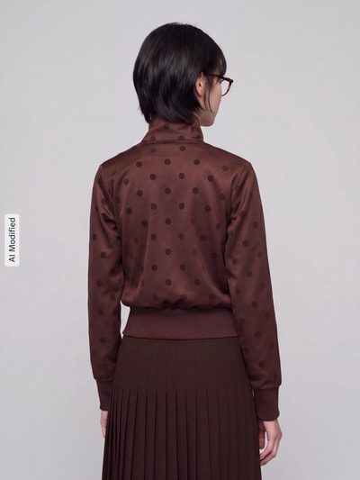 adidas Originals Regular Fit Sweatjacke mit Modell 'FIREBIRD' Schoko 5