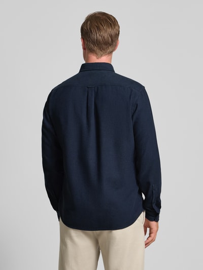 BOSS Orange Regular fit vrijetijdsoverhemd van puur katoen, model 'RICKERT' Marineblauw - 5