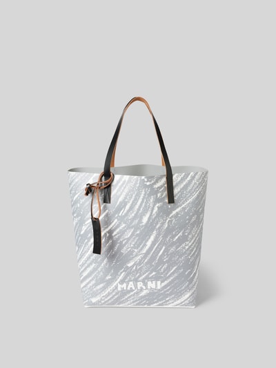 Marni Tote Bag mit Tragehenkel Hellgrau 1