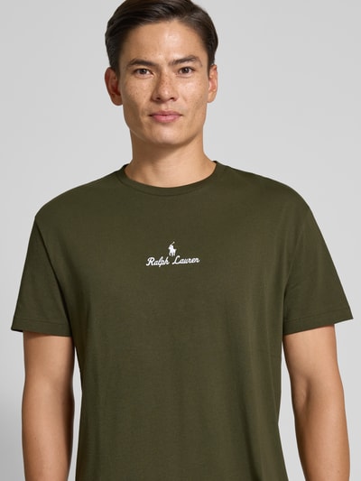 Polo Ralph Lauren T-shirt met labelstitching Olijfgroen - 3