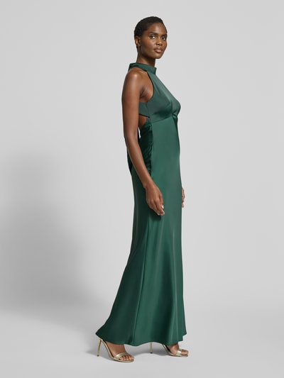 Laona Slim Fit Abendkleid mit Neckholder Dunkelgruen 1