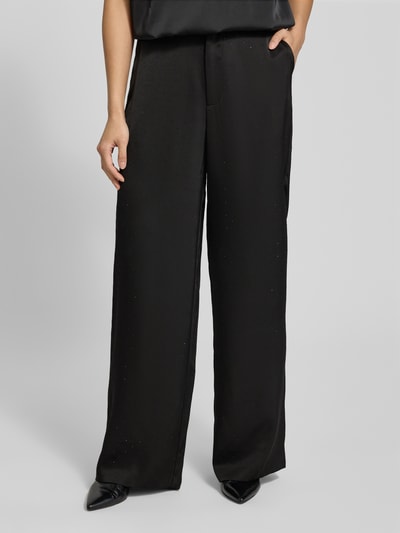 Neo Noir Stoffhose mit Gesäßtaschen Modell 'Emmet' Black 4